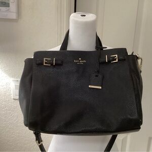Kate Spade NY Holden Street Black Pebbled  Leather Purse